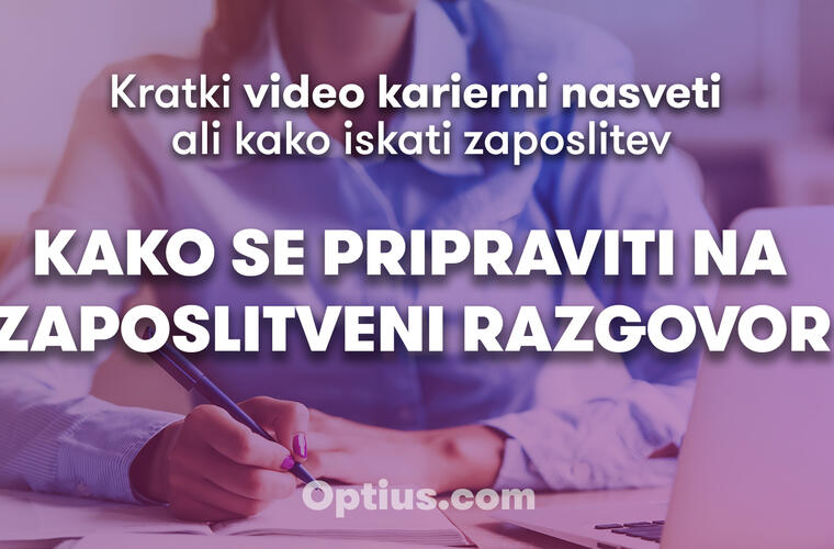 Video nasveti slika za clanek kako se pripraviti na zaposlitveni razgovor