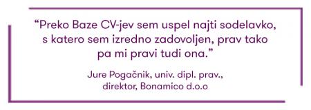 Izjava uporabnika baze CV-jev
