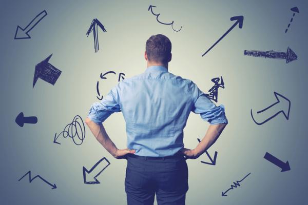bigstock Confused Businessman With Dire 230732933