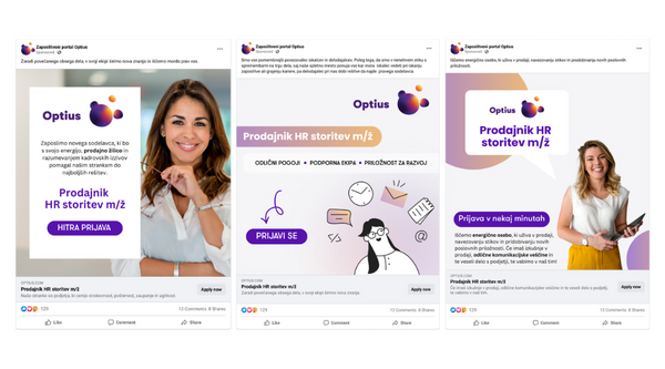 FB kampanja primer izgleda za portal
