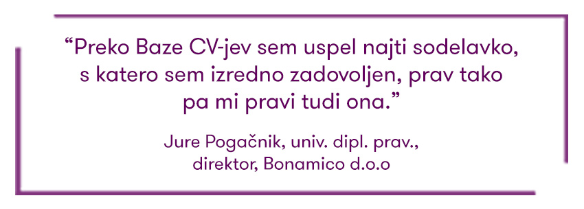 Izjava zadovoljenga delodajalca/uporabika Baze CV-jev