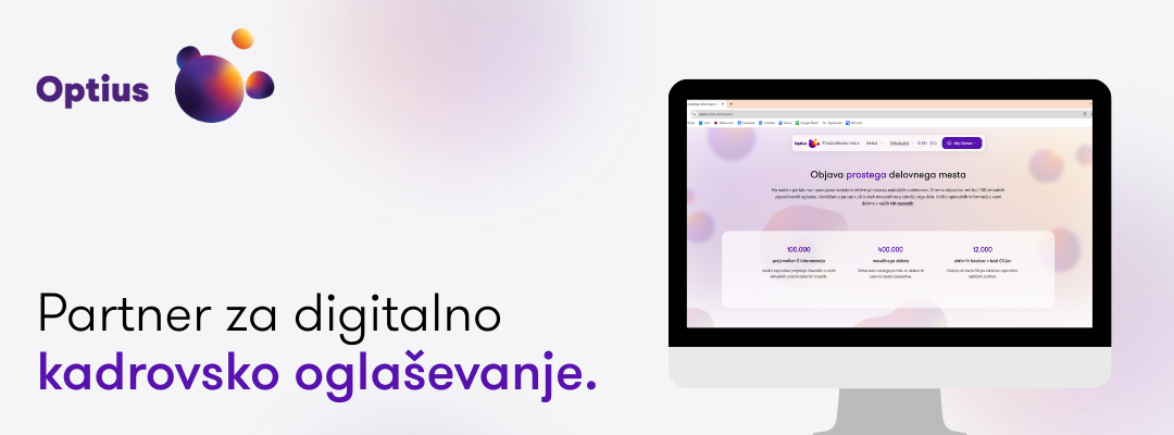 Nosilna slika za predstavitev delovnega mesta