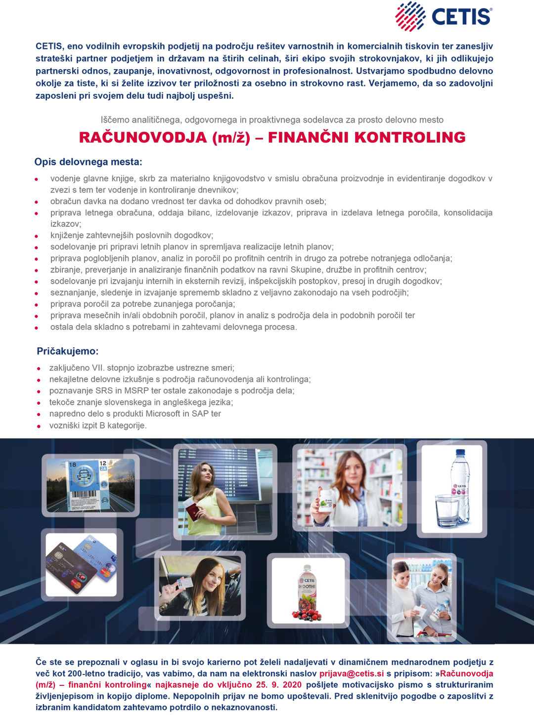 Računovodja (m/ž) - finančni kontroling