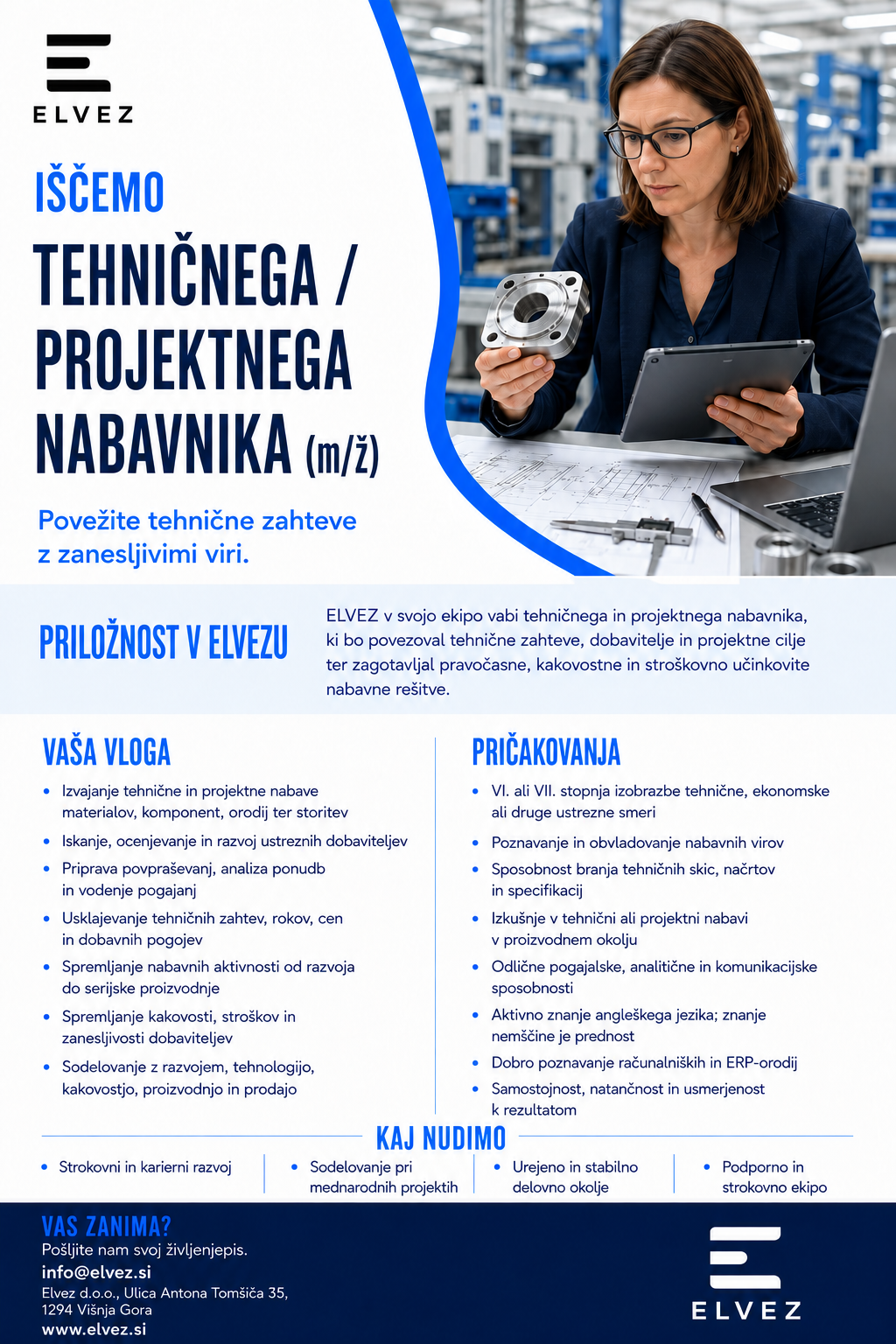 Tehnični / Projektni nabavnik (m/ž) 