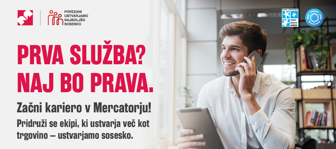 Nosilna slika za predstavitev delovnega mesta