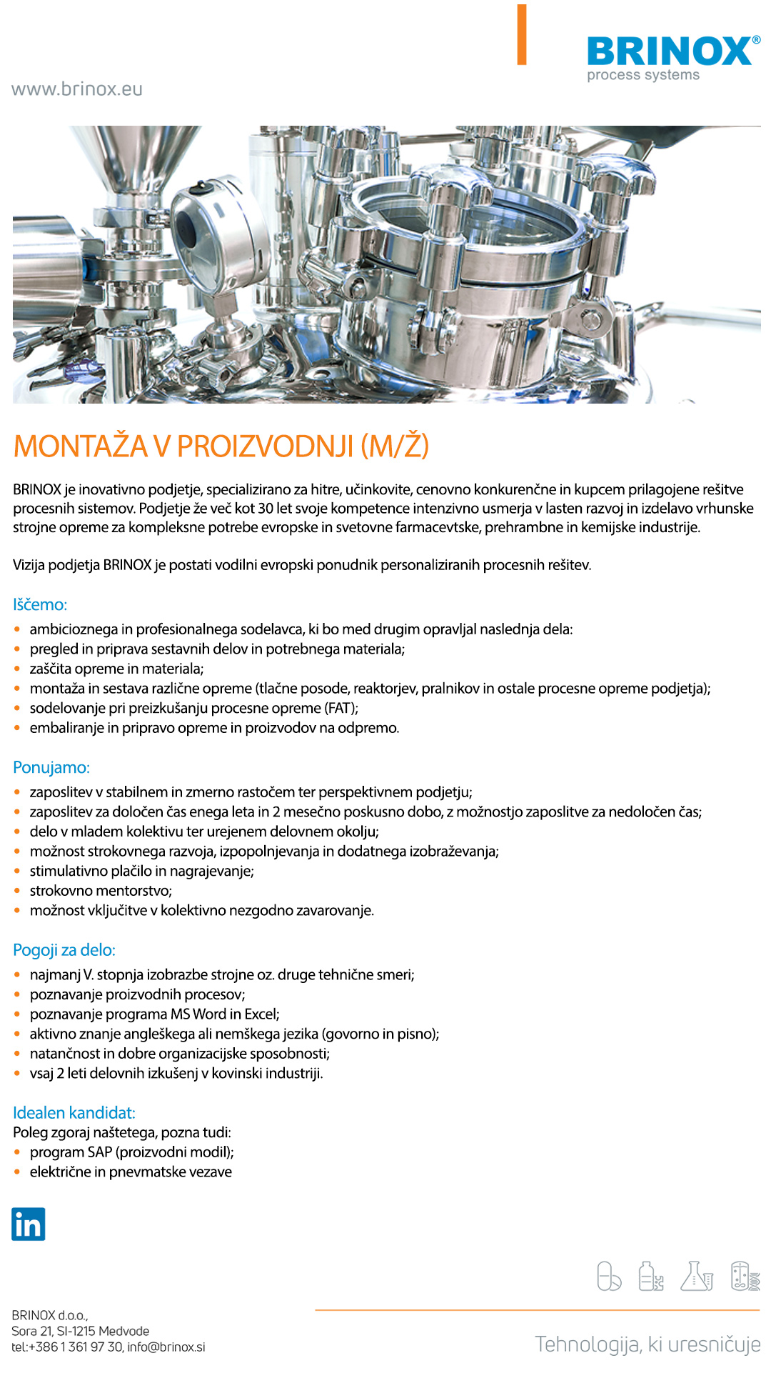 Montaža v proizvodnji (m/ž)