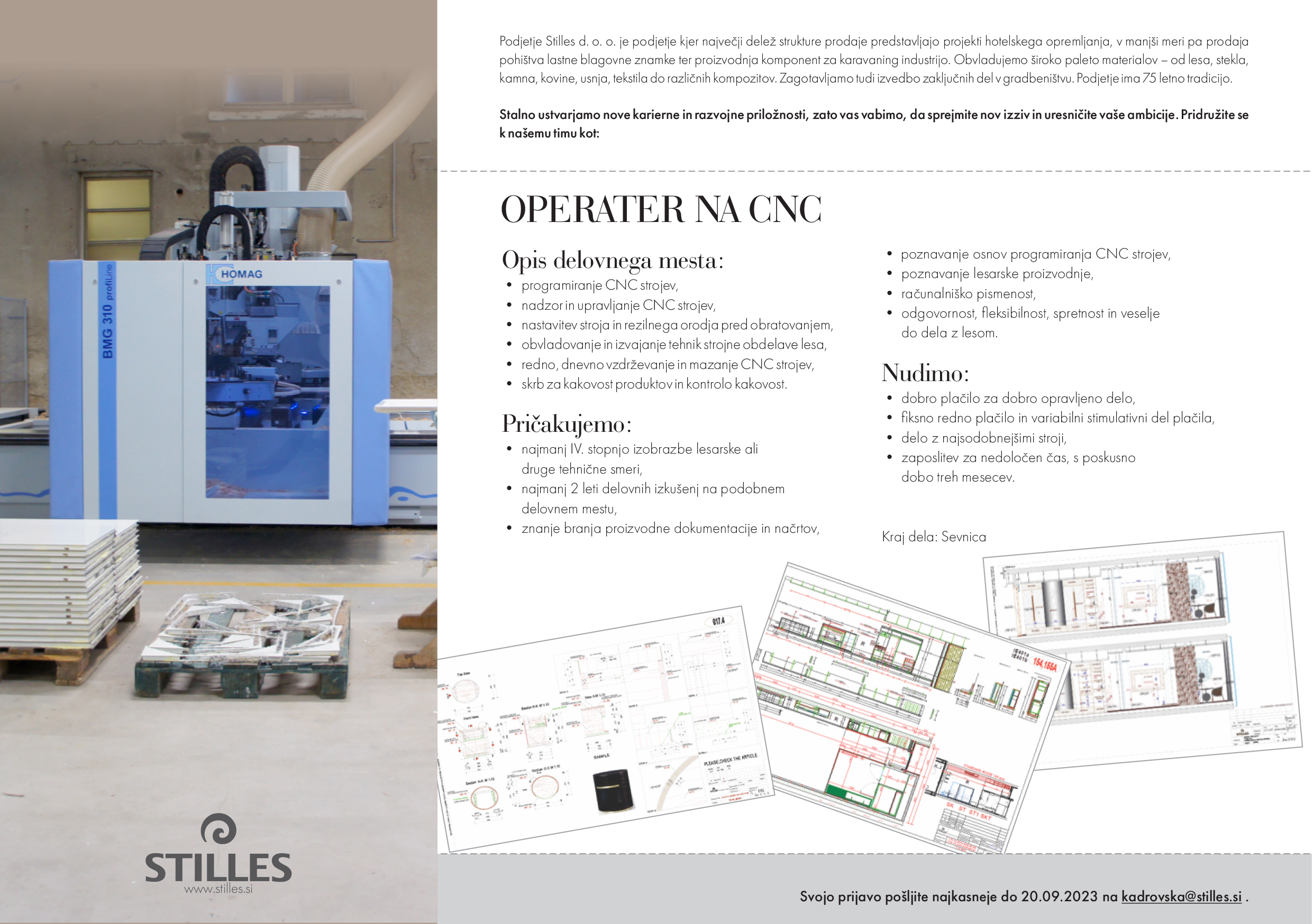 Operater na CNC (m/ž)
