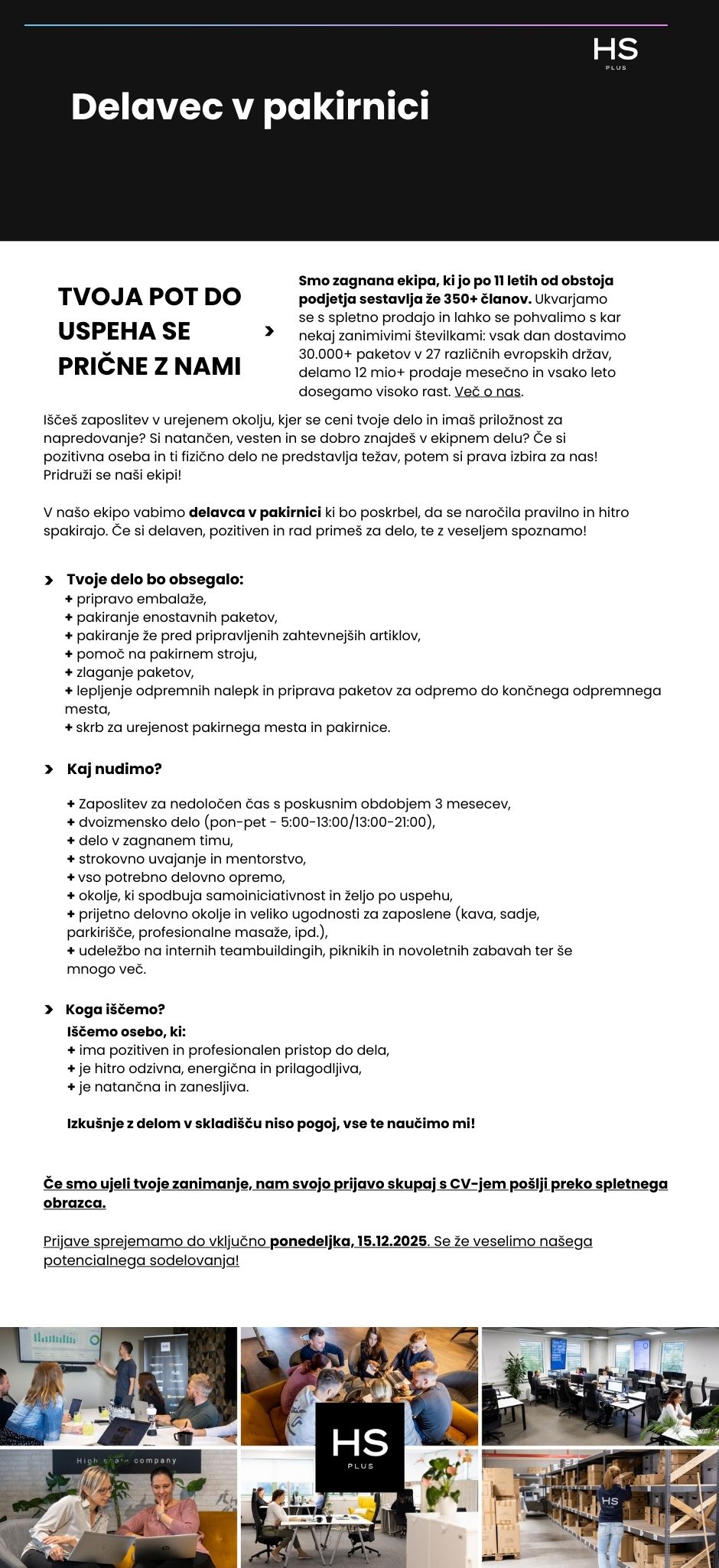 Delavec v pakirnici m/ž