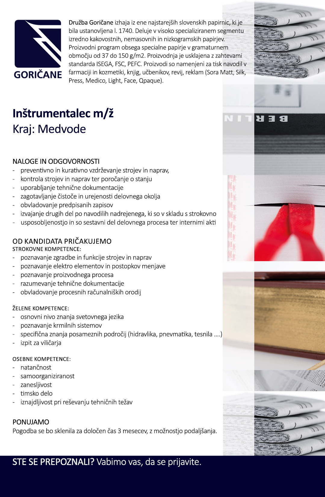 Inštrumentalec m/ž