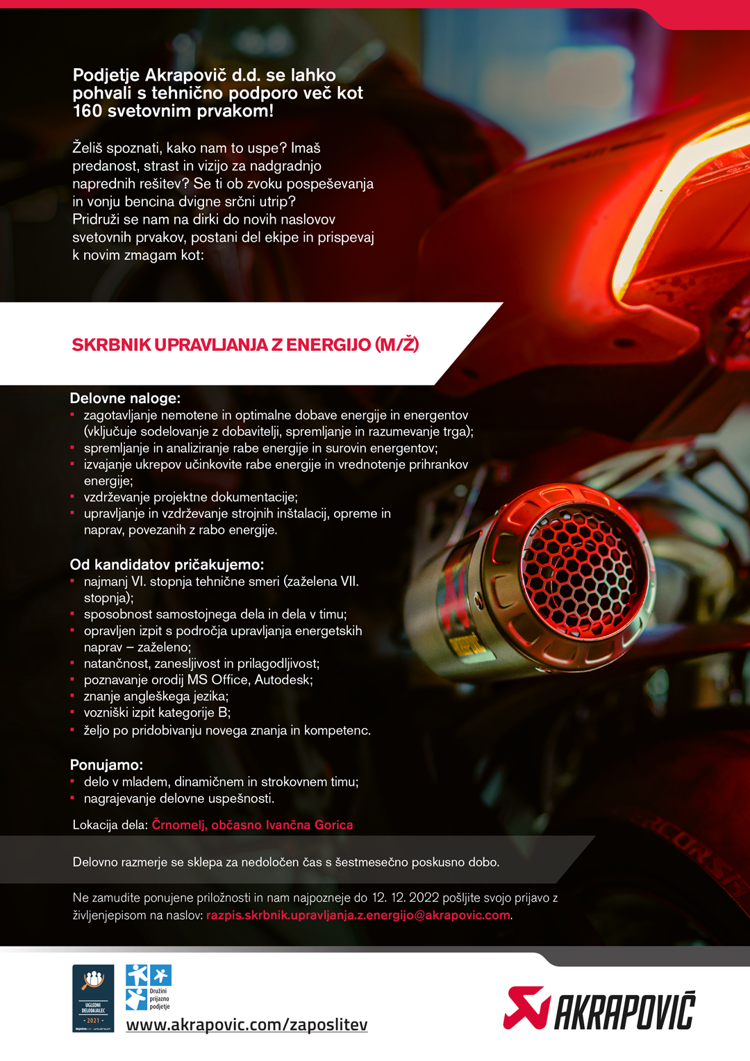 Skrbnik upravljanja z energijo (m/ž)