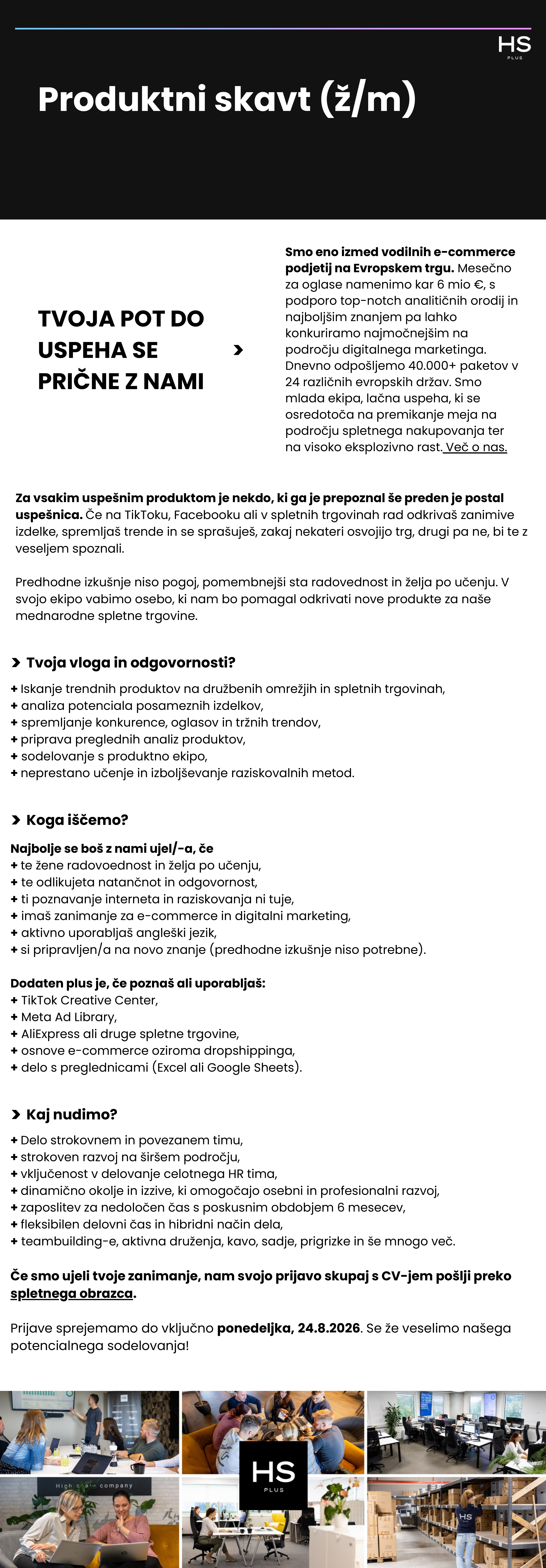 Produktni skavt (ž/m)