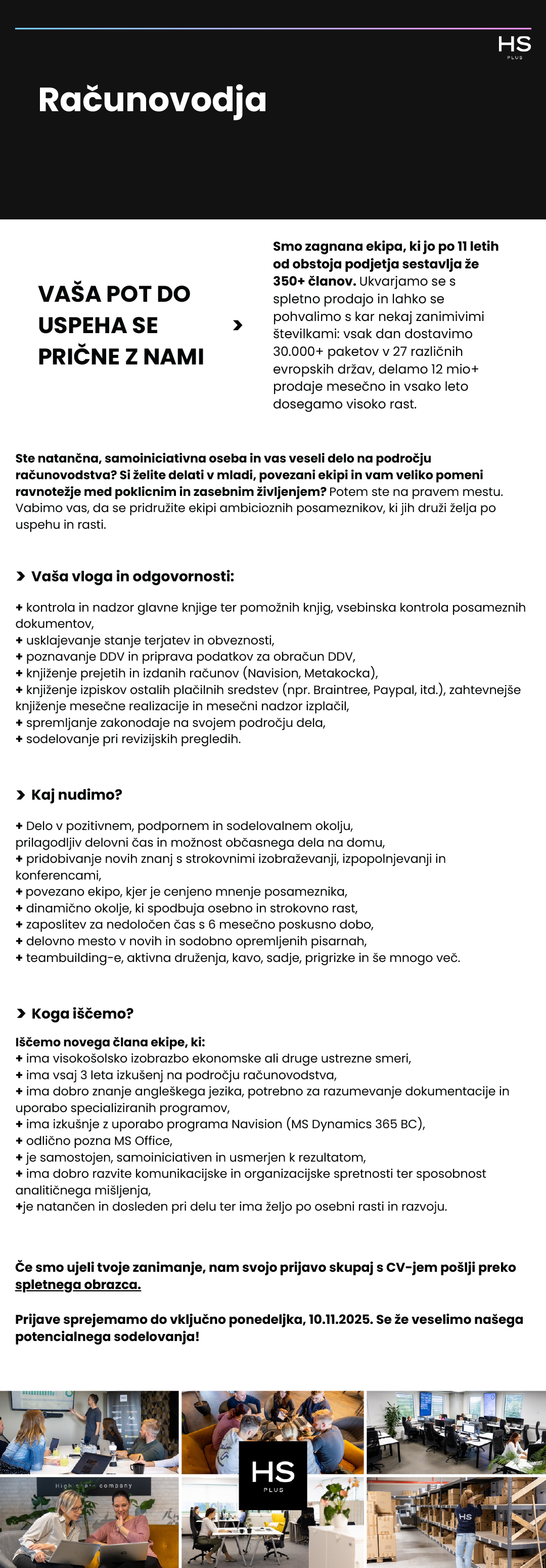 Računovodja m/ž