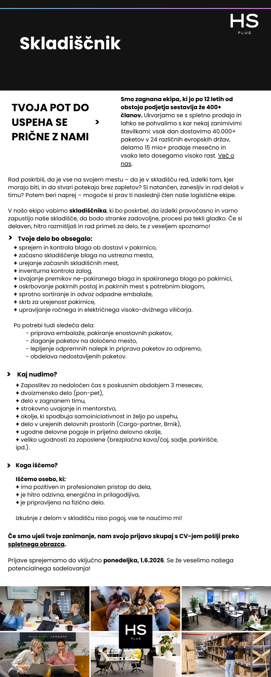 Skladiščnik (m/ž)