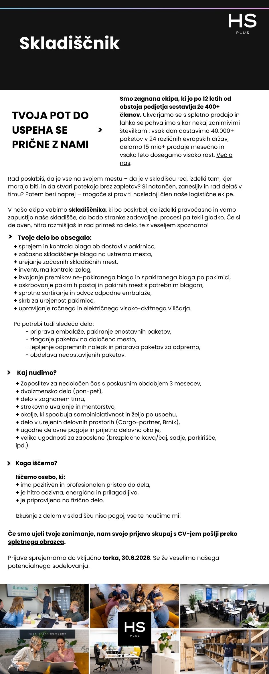 Skladiščnik (m/ž)