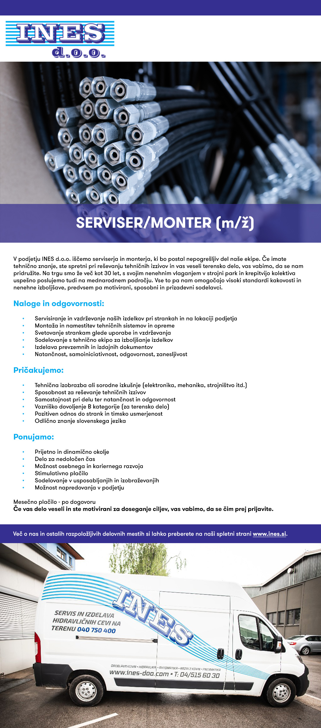 Serviser/monter (m/ž)