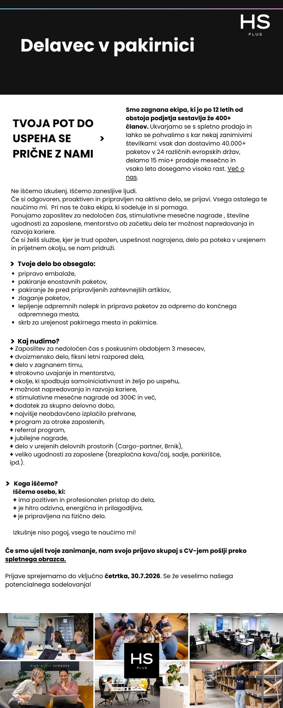 Delavec v pakirnici (m/ž)
