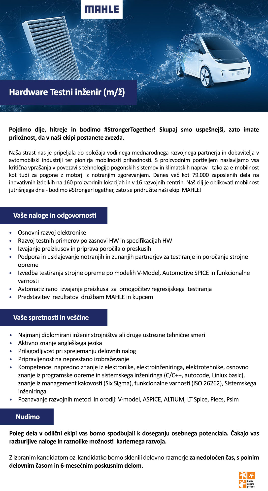 Hardware Testni inženir (m/ž)