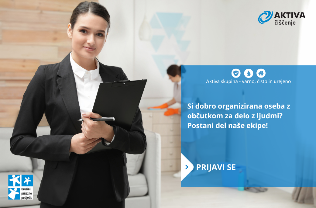 Nosilna slika za predstavitev delovnega mesta