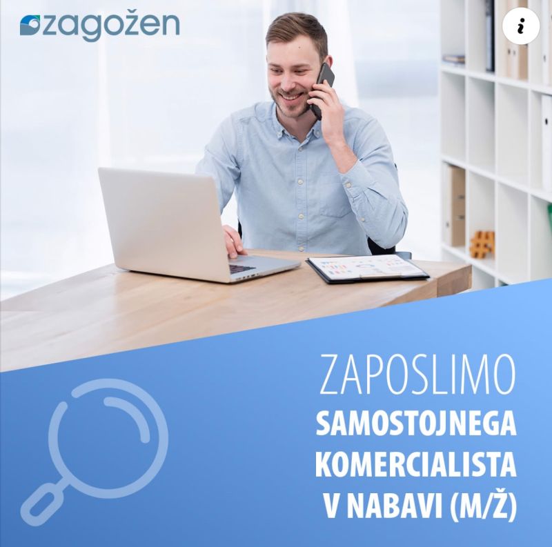 Nosilna slika za predstavitev delovnega mesta