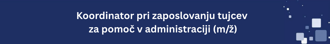 Nosilna slika za predstavitev delovnega mesta