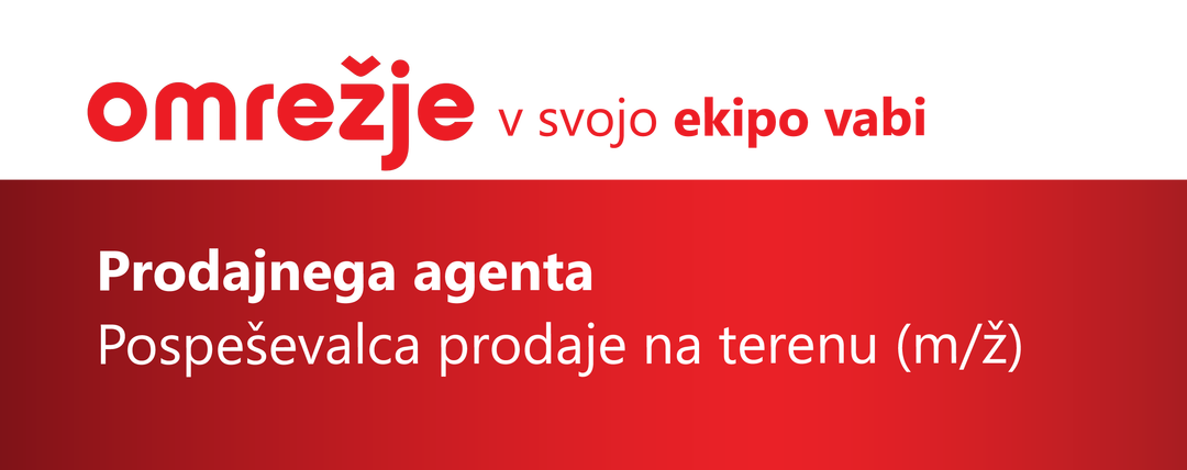 Nosilna slika za predstavitev delovnega mesta