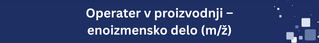 Nosilna slika za predstavitev delovnega mesta