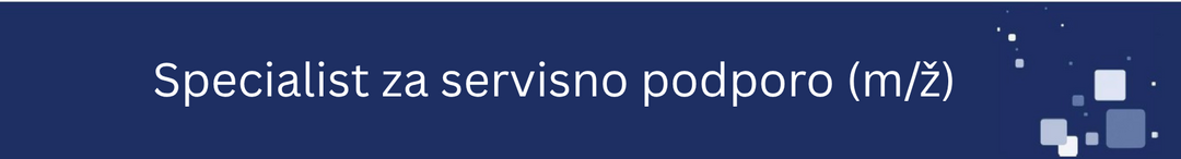 Nosilna slika za predstavitev delovnega mesta