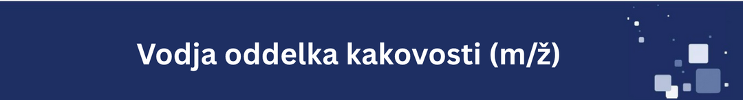 Nosilna slika za predstavitev delovnega mesta