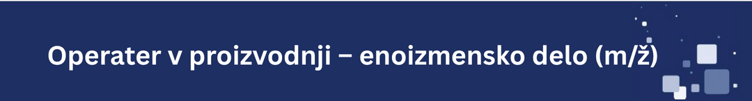 Nosilna slika za predstavitev delovnega mesta