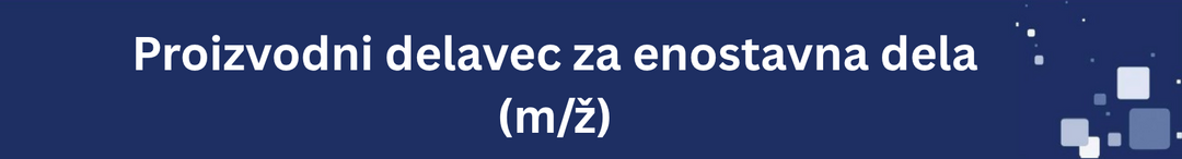 Nosilna slika za predstavitev delovnega mesta