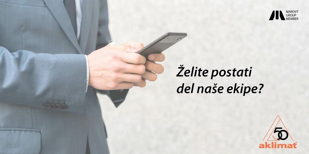 Nosilna slika za predstavitev delovnega mesta