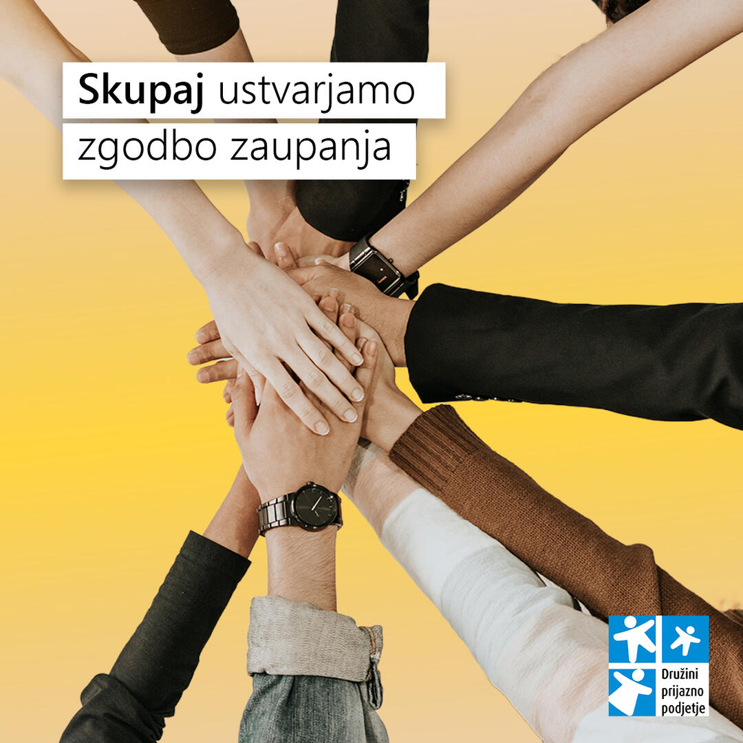 Nosilna slika za predstavitev delovnega mesta