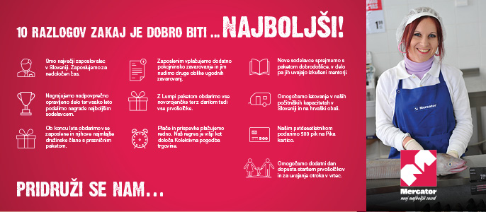 Nosilna slika za predstavitev delovnega mesta