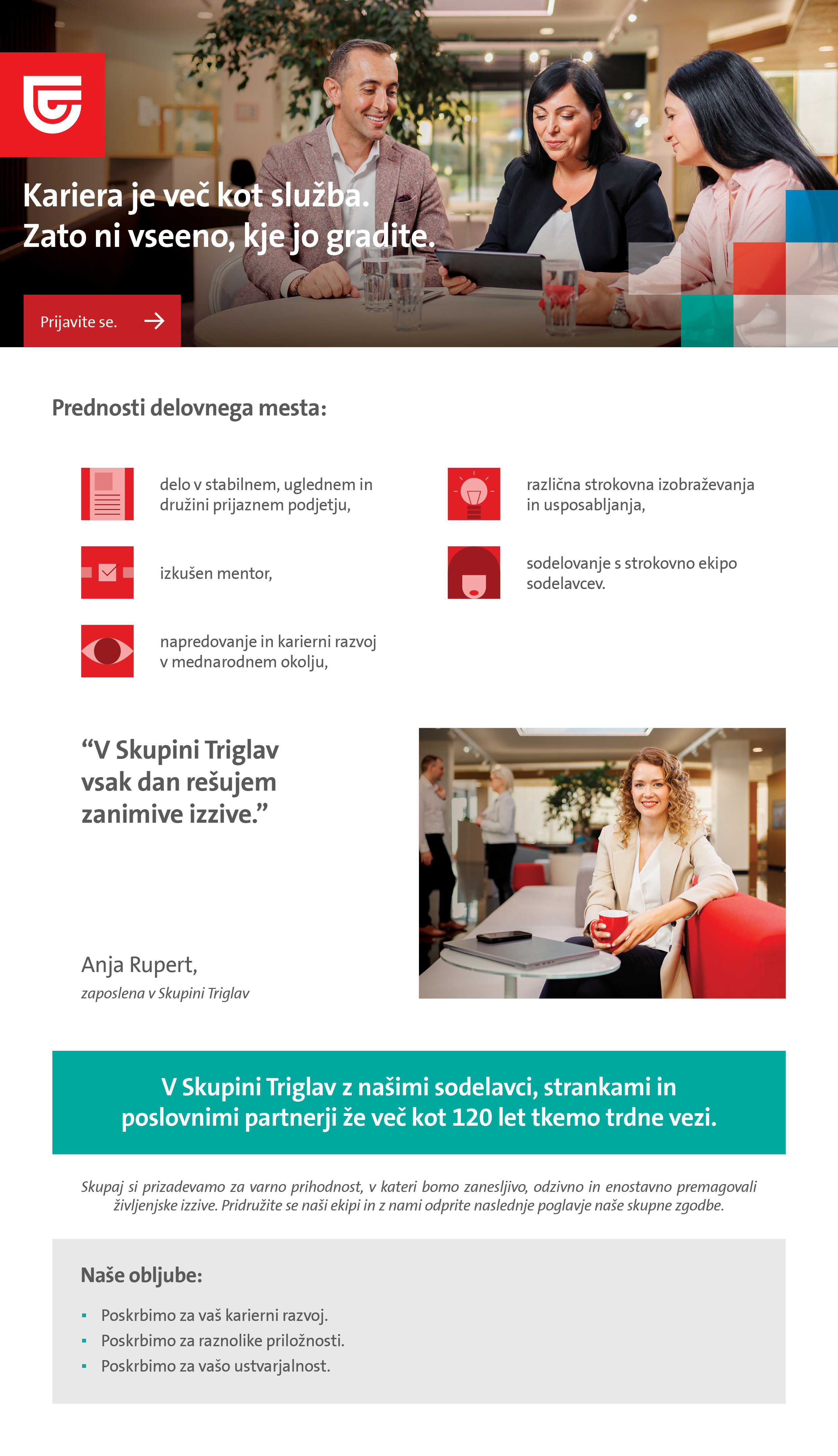 Višji strokovni sodelavec za podporo razvoju (m/ž) v Službi za produktni in aktuarski razvoj zdravstvenih zavarovanj