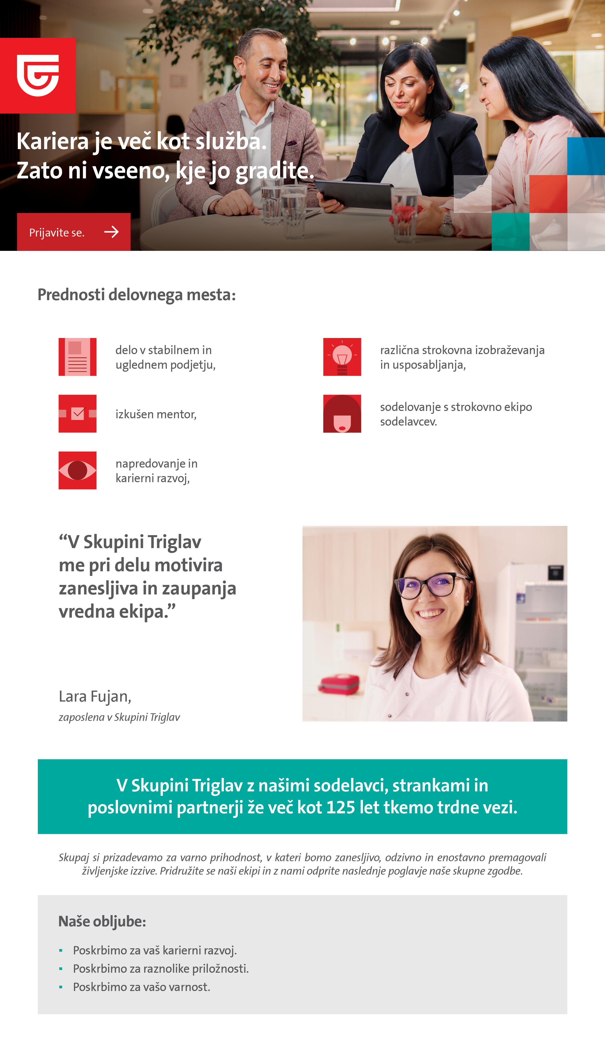 Diplomirana medicinska sestra / diplomirani zdravstvenik v Ambulanti za zdravstveno varstvo žensk Triglav Med medicinskega centra (m/ž)