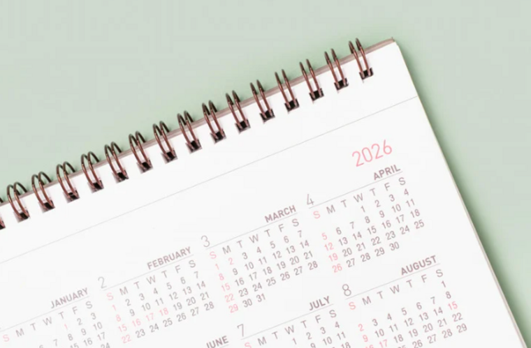 dela prosti dnevi 2026